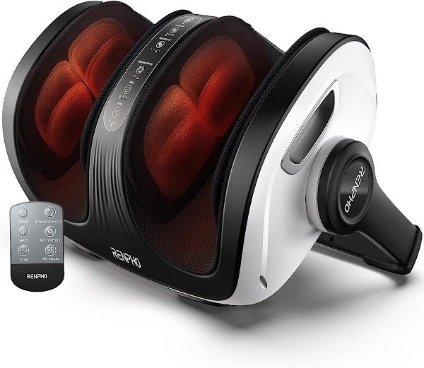 RENPHO Foot Massager Machine with Heat, Shiatsu Foot and Calf