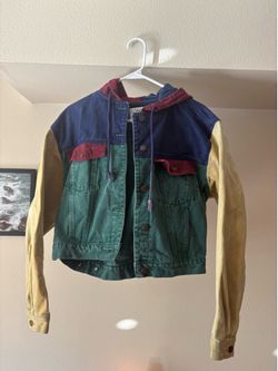 Jordache Jean Jacket women’s Lg cropped