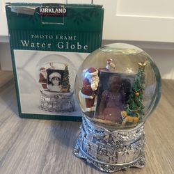 KIRKLAND Signature Musical photo frame Water Globe