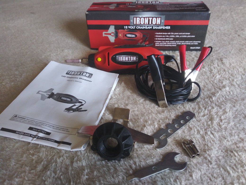 Irontron 12V Chainsaw Sharpener