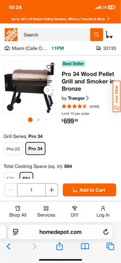 Traeger Pro 34 Wood Pellet Grill and Smoker