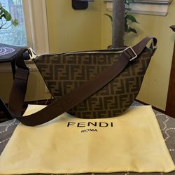 Fendi Jacquard Melon Bag