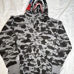Bape Black Camo Hoodie