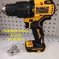 Dewalt New Hammer Drill Atomic Brushless 
