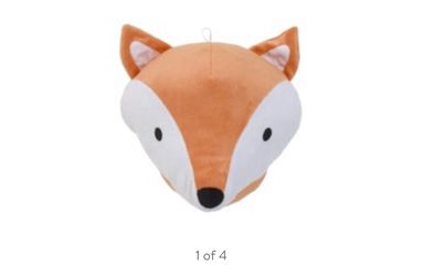 Nojo plush head wall decor