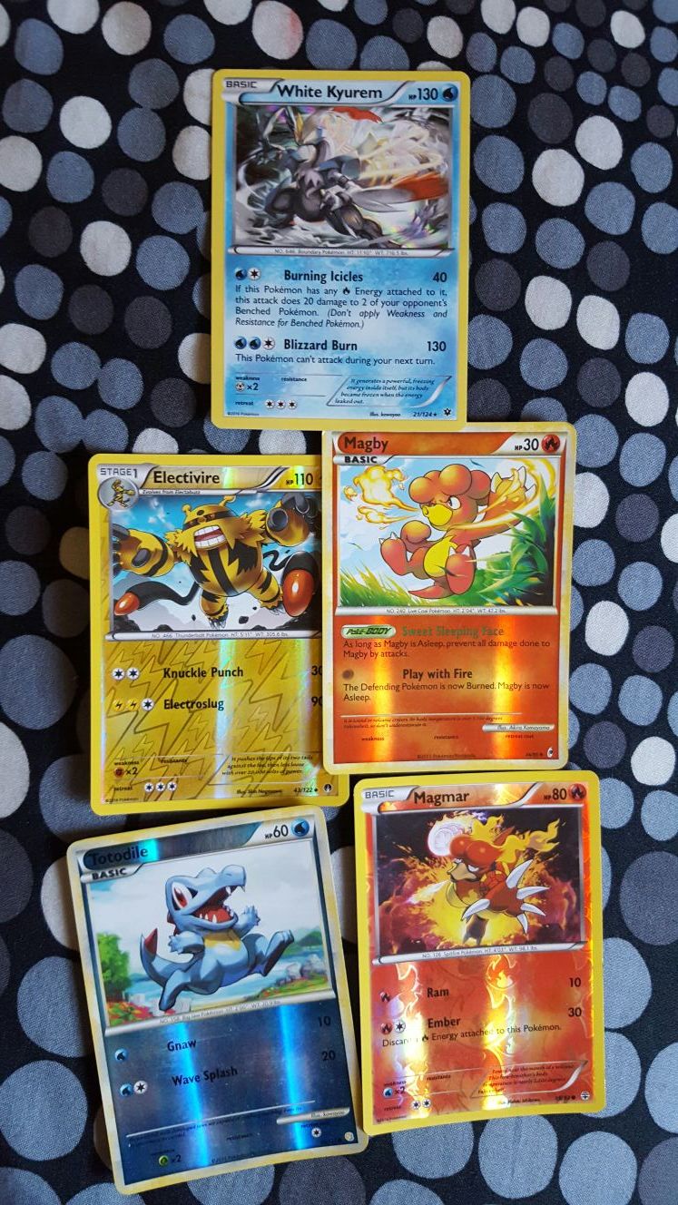 Shiny pokemon cards