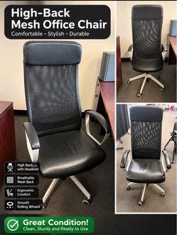High-Back Mesh Office Chair