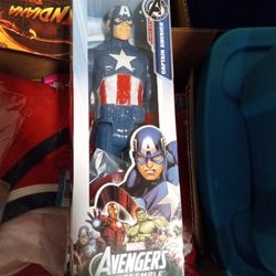 Captain America Hasbro Titan Series Action Figure 