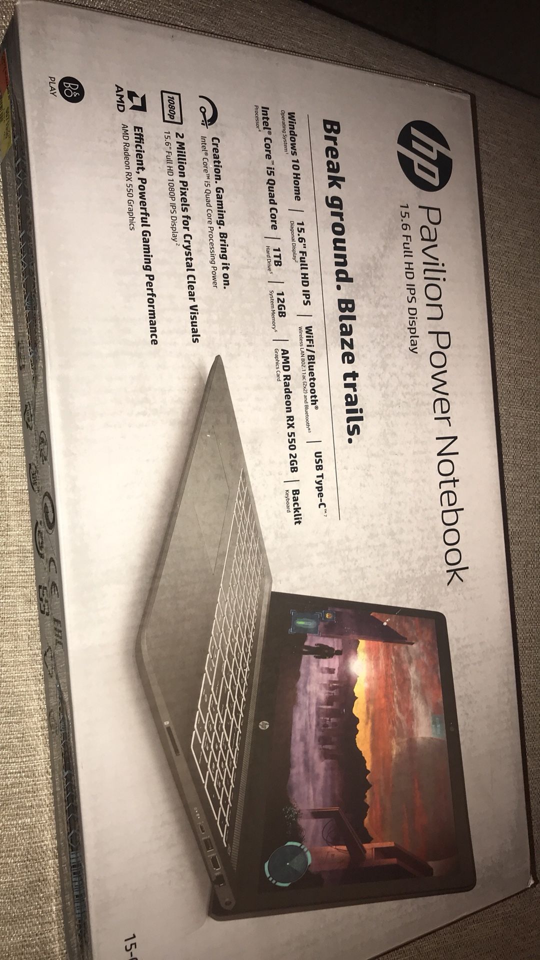 Brand new pavilion power notebook!