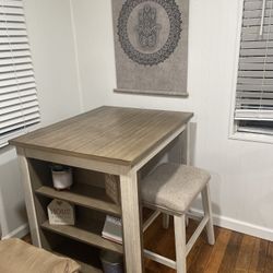 Small Kitchen Table With Shelving