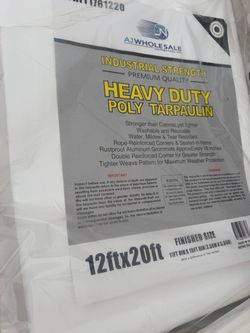 Lona heavy dury. 12 x 20 ft