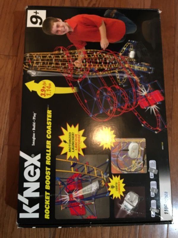 K'NEX Rocket Boost Roller Coaster - NEW