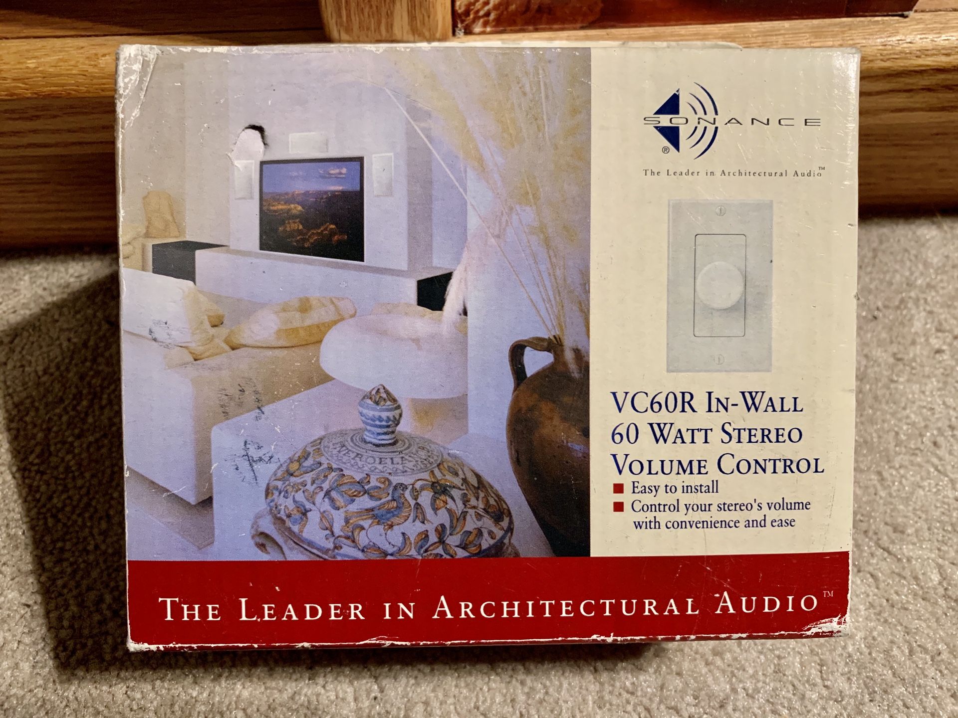 SONANCE 60 watt IN-WALL STEREO VOLUME CONTROL