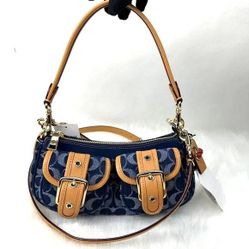 Coach Ashton Crossbody Bag, Gold/Natural Denim CY700