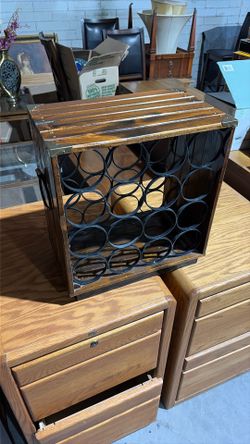 Maple Wood 16 Bottle Wine Rack