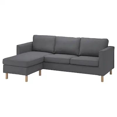 IKEA Parup Sofa with Chaise Gray