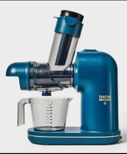 new Other - Tabitha Brown Electric Masticating Juicer, Dark Teal Blue