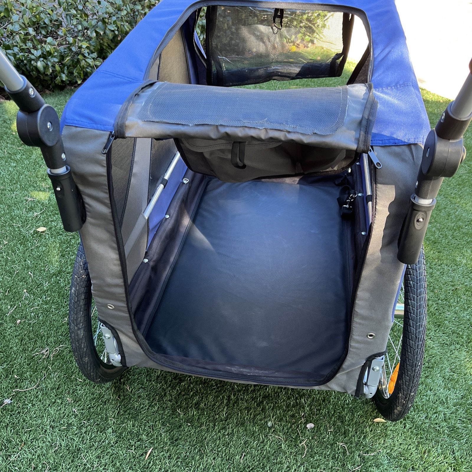 Doggyhut Large Dog Bike Trailer & Stroller Reinforced Base Floor