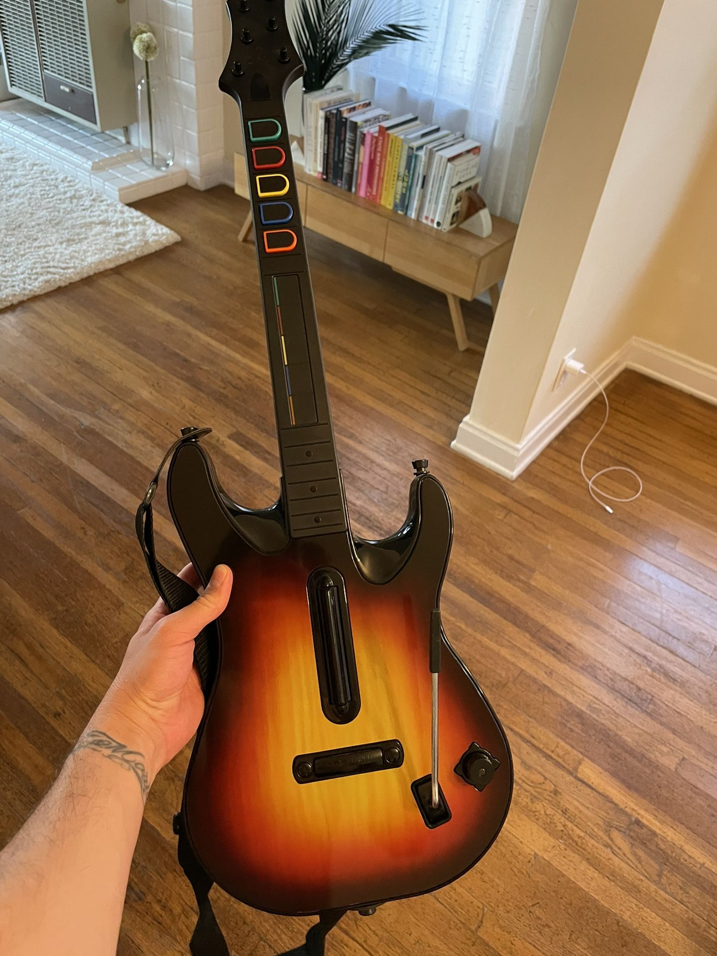 Guitar Hero Guitar For PlayStation 2 PS2 Wireless Video Games Controller Retro Gaming