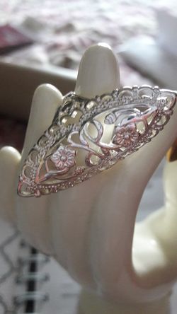 Silver ring size 7