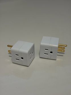 BRAND NEW 3-Outlet Extender, 2-pack