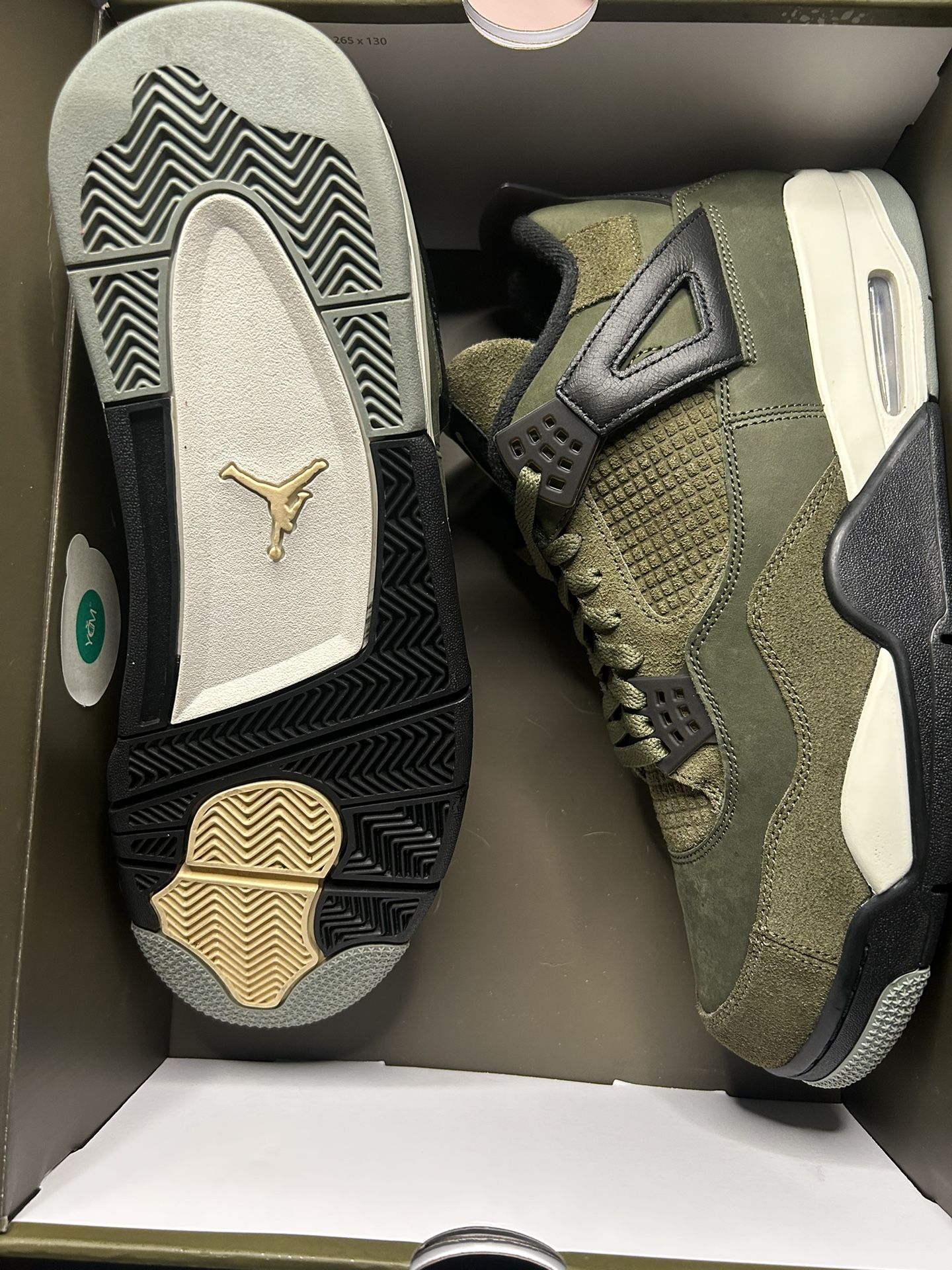 Jordan 4 Craft Medium Olive Size 13 Used