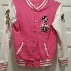 Beautiful Girls Mickey Mouse Jacket Size M, 8-10 Purchased From Disneyland