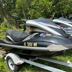 2007 Yamaha double jet ski with trailer very good condition