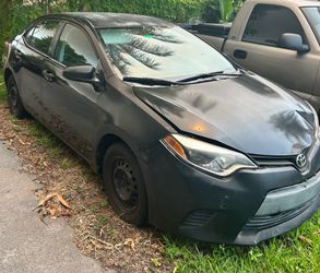 2016 Corolla - Selling for Parts -