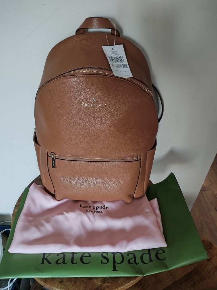 New Kate Spade Leather Backpack 