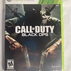 Xbox 360 COD Black Ops