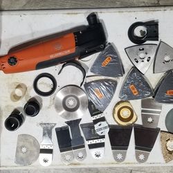 Fein Multmaster Variable speed   multi Tool Kit.  like New 