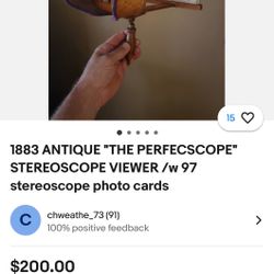 Antique Stereoscopic Viewer
