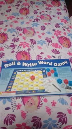 Roll & write word game