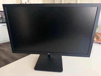 LG 22” Black Desktop Monitor with Stand