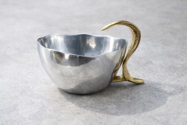 Lunaris San Francisco Sculptural Metal Bowl – Modern Designer Decor 