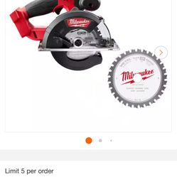 MILWAUKEE 5 3/8 In. CIRCULAR SAW + BATTERY 