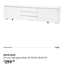 IKEA BESTA BURS TV STORAGE UNIT