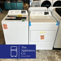 Whirlpool Agitator Washer & Gas Dryer Set