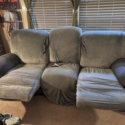 Double Recliner Sofa 