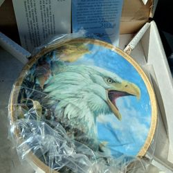 The Hamilton Collection Eagle Plate--"In Bold Defiance"