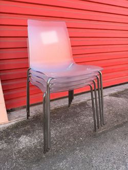 Hard Plexiglass Chairs