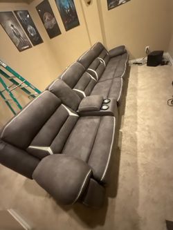 Theater media room, chairs, power recliners $650 obo