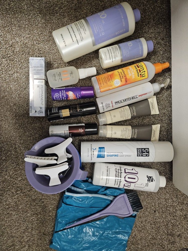 Hair Product Bundle - Developer Dye Gel Conditioner Etc for Sale in ...