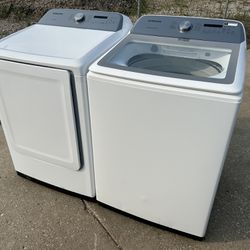 Samsung TopLoad washer And Electric Dryer 