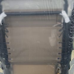 Gravity Folding Reclining Lounge Chair with Pillow, Beige New In Plastic