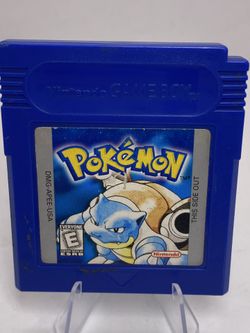 Pokémon Blue Version Gameboy Cartridge (Authentic, Tested, Saves) very Clean