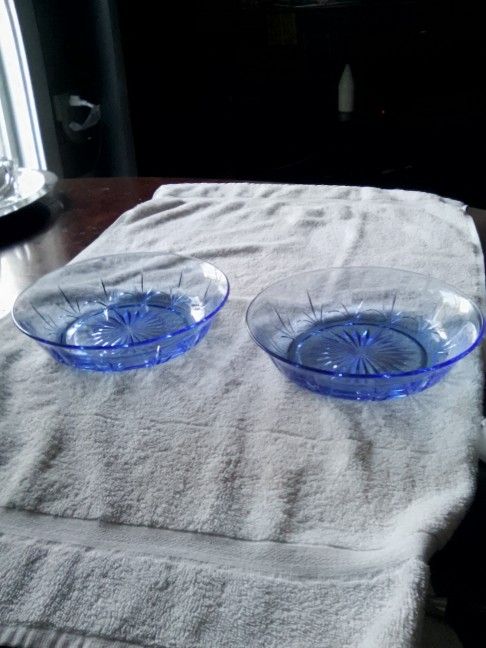 Avon New Blue Soup Bowls Set Of 2