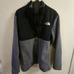North Face quarter-zip fleece pullover jacket
