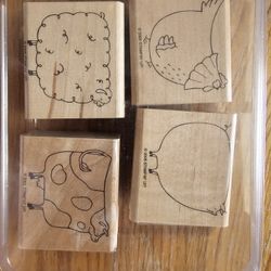 Stampin Up 2005, Walk This Way, Set Of 4